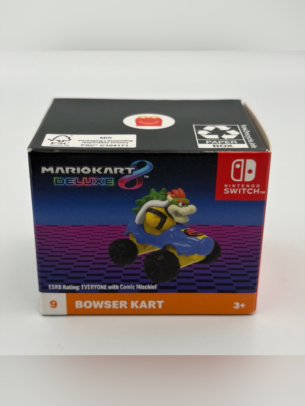 Nintendo Bowser Kart Figure - Blue, Yellow & Green